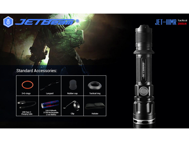 JETBeam JET-III M 3M Pro USB-C充電 21700 電筒 原裝香港行貨
