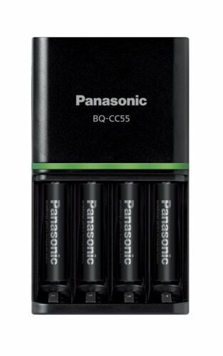 Panasonic eneloop pro 快速 充電器 連4粒 AA 2550mAh NiMH 電池 香港行貨
