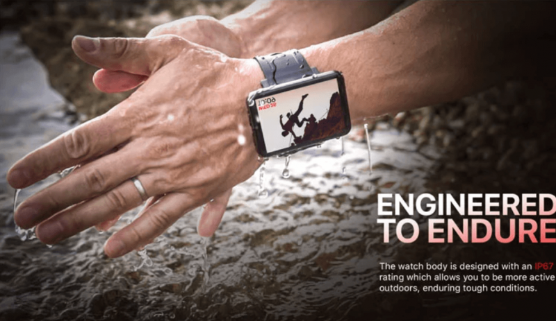 Domiwear DM100 4G 大屏幕Android系統GPS智能手錶