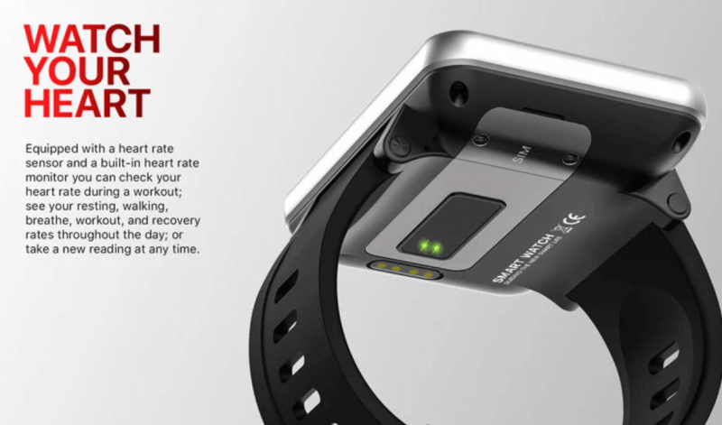 Domiwear DM100 4G 大屏幕Android系統GPS智能手錶