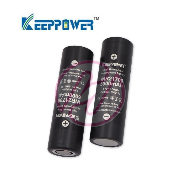 Keeppower INR21700 21700 5000mAh 3.7v 10A 鋰電池 平頭