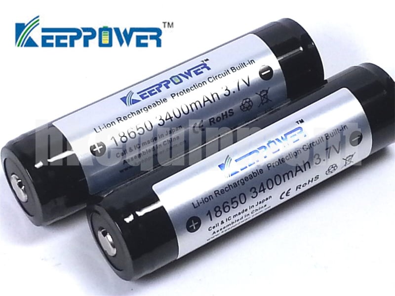 Keeppower 18650 3400mAh 3.7v NCR18650B 日本芯 有保護 鋰電 充電 Li-ion 電池