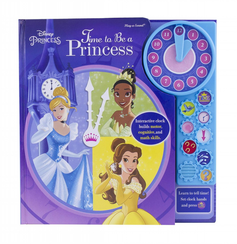 Disney - 迪士尼公主 - Time To Be A Princess 發聲時鐘書