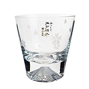 田島硝子櫻花版富士山玻璃杯