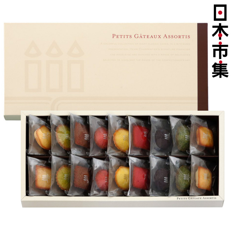 日本Henri C. 法式繽紛雜錦 迷你蛋糕禮盒 (1盒18件)【市集世界 - 日本市集】