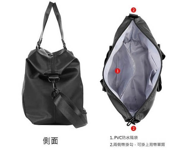 WEEKEIGHT大容量旅行袋 (運動健身/旅行必備) 3種顏色選擇