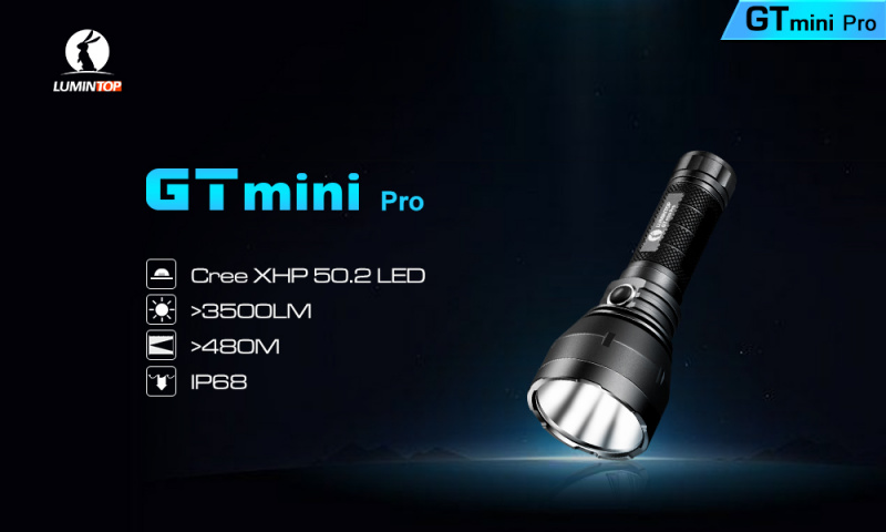 Lumintop GT Mini Pro 3500lm 480米 強光電筒