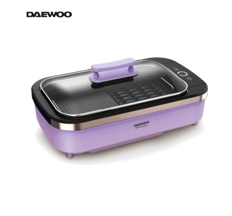 DAEWOO SK1 升級版韓式無煙燒烤爐 - 紫色