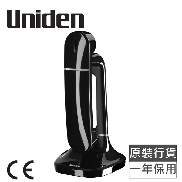 日本Uniden - AT4300 時尚創意設計室內無線電話 黑色