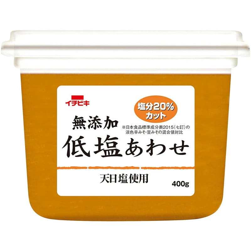 日本 イチビキ 無添加 日本國產 低塩味噌 400g【市集世界 - 日本市集】