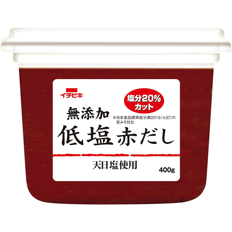 日本 イチビキ 無添加 日本國產 低塩赤味噌 400g【市集世界 - 日本市集】