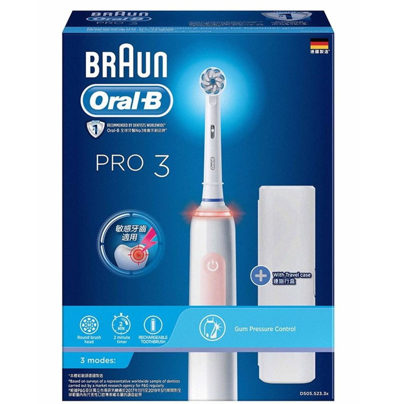 Oral-B - PRO 3 3D電動牙刷 [藍色]