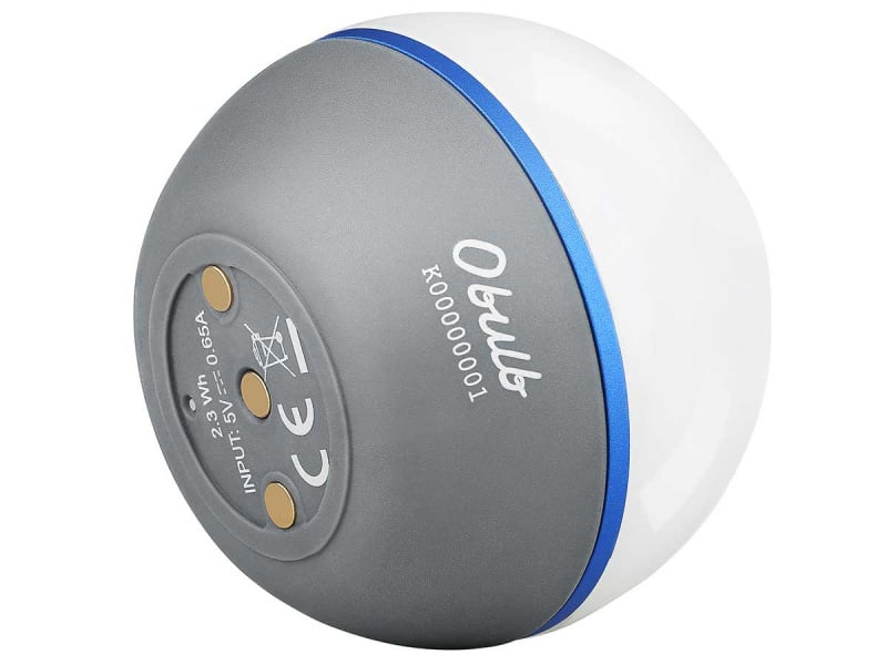 Olight OBulb 球燈 暖白光 55lm / 紅光 4種模式 尾部磁吸 USB充電 浮水 防水 露營燈