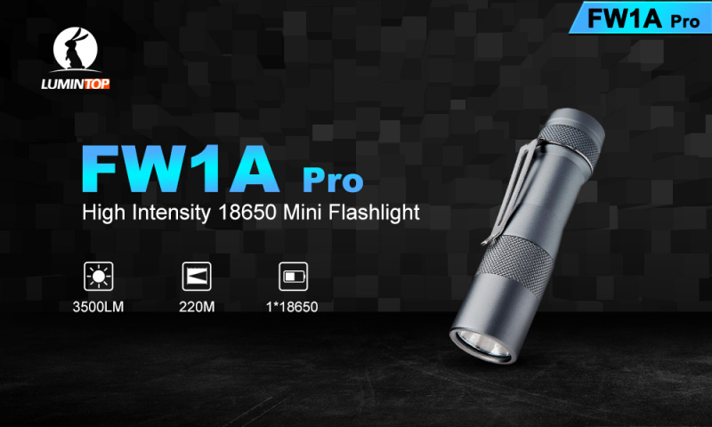 Lumintop FW1A Pro Cree XHP50.2 3500lm 220米 LED 電筒 香港行貨