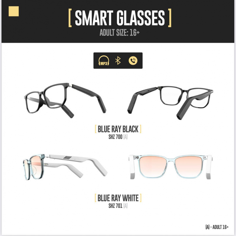 SHADEZ Audio Sunglasses 智能藍牙喇叭藍光眼鏡