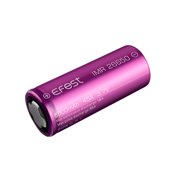 efest IMR26650 26650 5000mAh 45A 3.7V 鋰電池 充電池