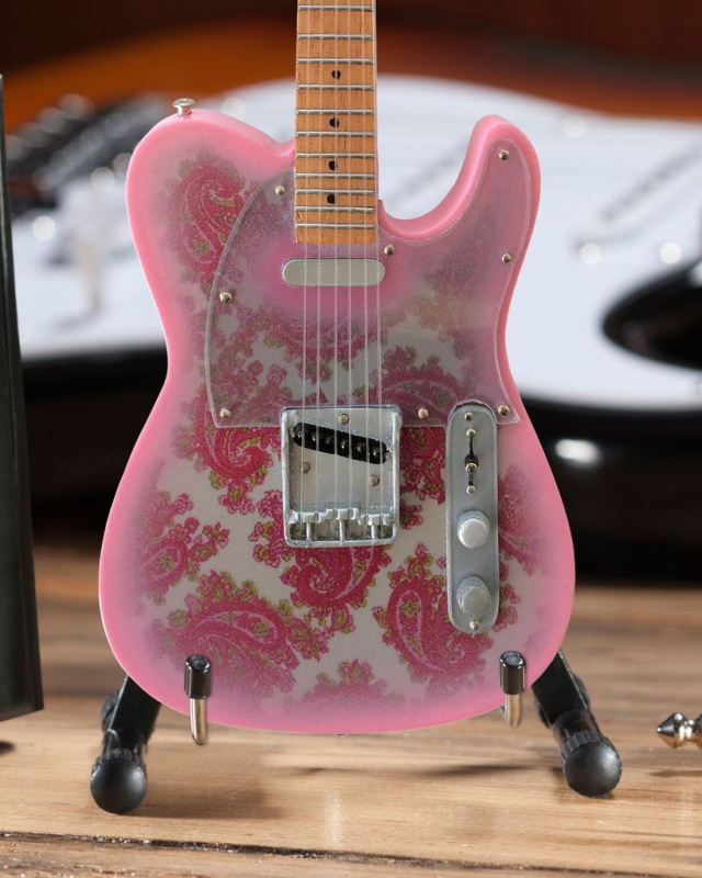 Fender FT-005 Pink Paisley Fender™ Tele™ 迷你結他複製擺設
