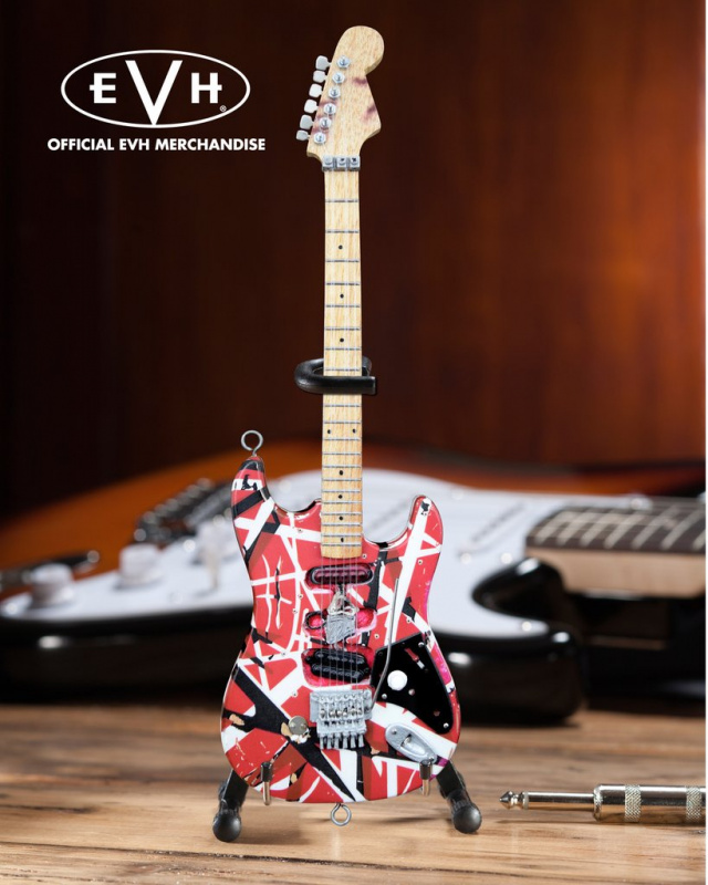 EVH EVH-001 "Frankenstein" Eddie Van Halen Red-White-Black 結他複製擺設