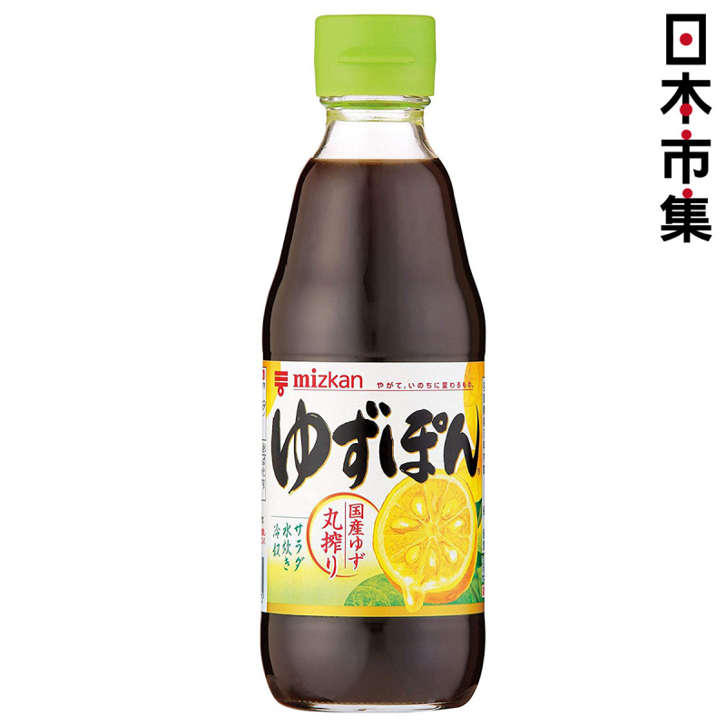 日本Mizkan 和風醋 日本國產蜜橘柚子味 360ml【市集世界 - 日本市集】