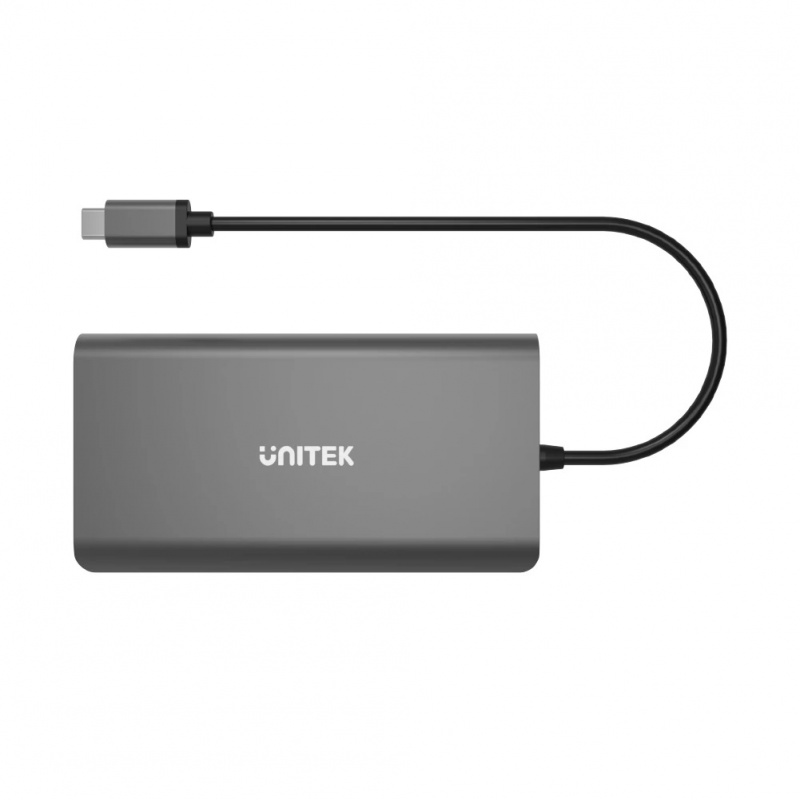 Unitek uHUB O8+ USB C 5Gbps 8 Ports Hub With PD 100W & Multi-function【香港行貨保養】