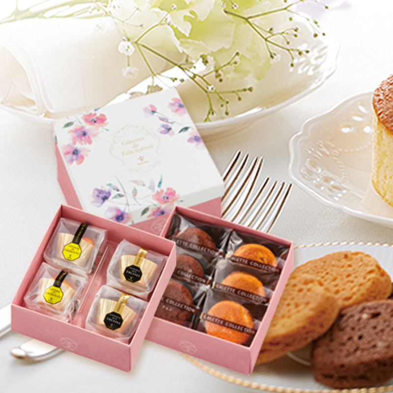 日本 銀座Boul' Mich 法式雜錦 松露蛋糕雙層禮盒 (1盒2層10件)【市集世界 - 日本市集】
