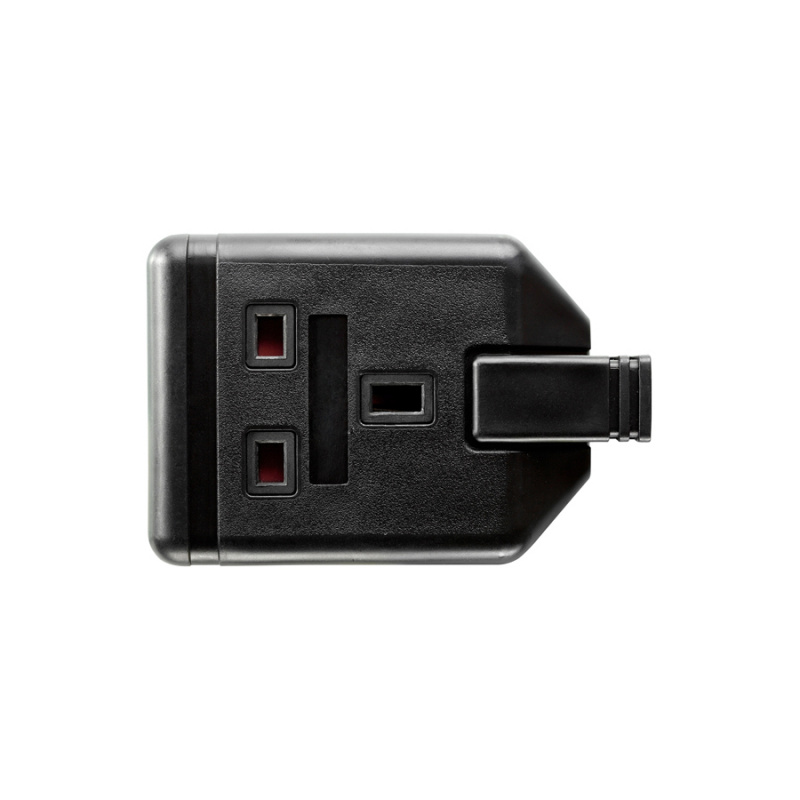 英國Masterplug - Permaplug 擴展插座 1位13A 堅固耐用 橙/白/黑3色可選 ELS13O ELS13W ELS13B  需自行接電線