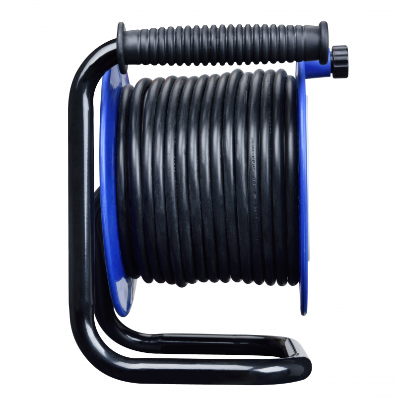 英國Masterplug 4 X 13A 25米拖轆 LDCC2513/4BL Open Cable Reel 藍黑色