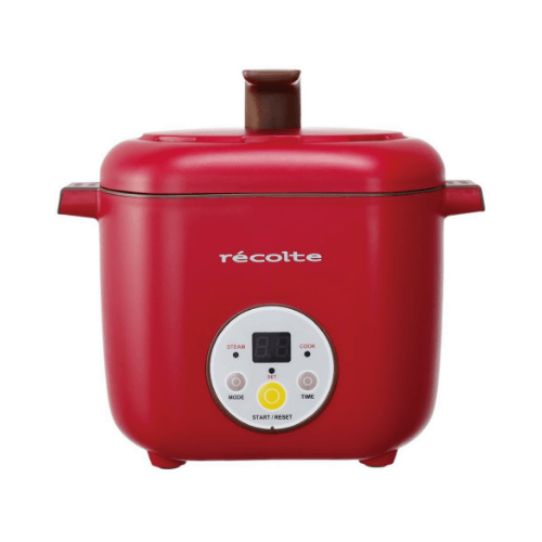 recolte RHC-1C(R) CotoCoto 日式電飯煲(陶瓷內鍋) [紅色]