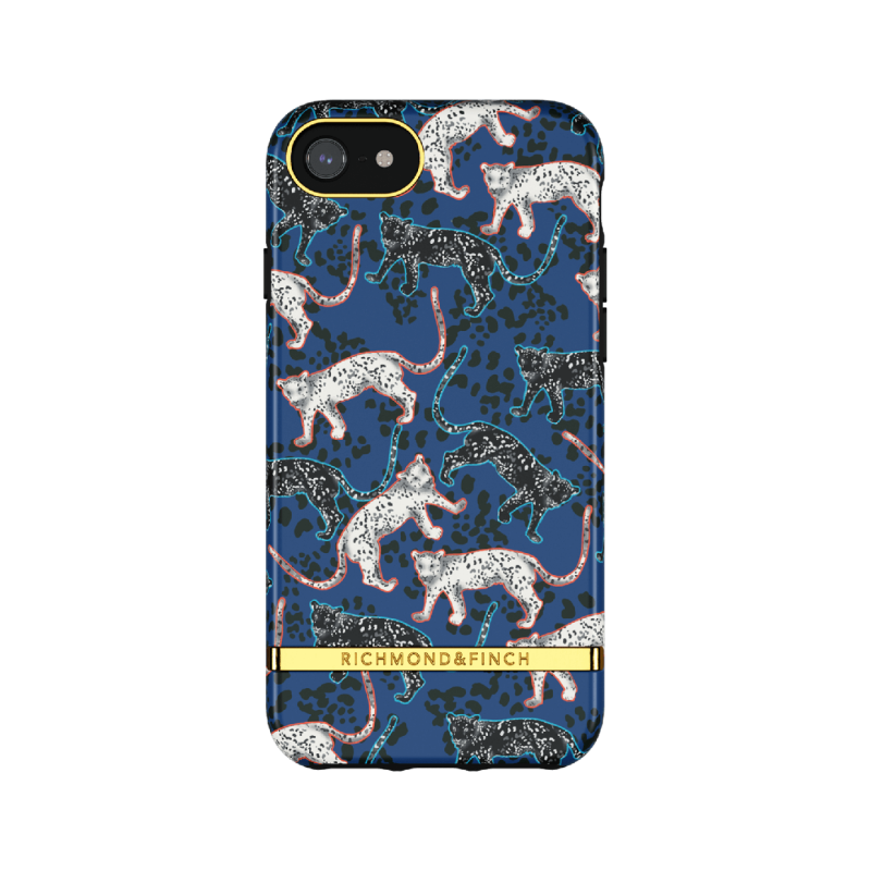 Richmond & Finch iPhone SE(2020)/8/7/6S/6 Case -湛藍獵豹 BLUE LEOPARD (42999)
