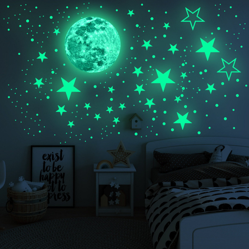 星空牆貼夜光DIY兒童臥室睡房裝飾