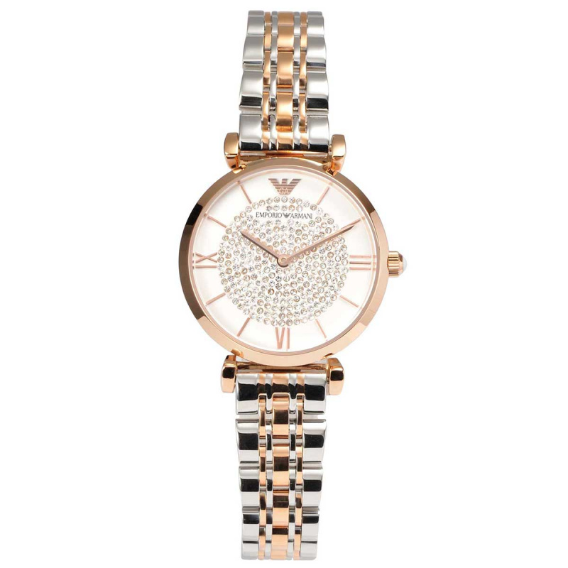 Emporio Armani 不銹鋼金色腕錶女裝手錶 