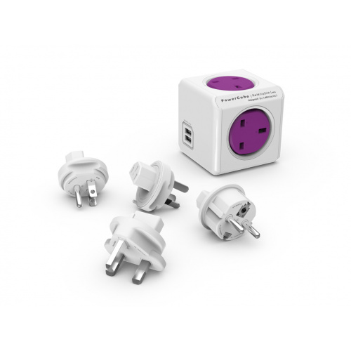 allocacoc - PowerCube｜ReWirable USB + Travel Plugs 插頭 (旅行版)