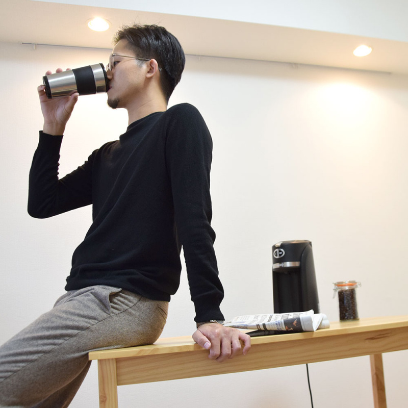 日本Thanko 磨豆沖粉雙用式咖啡機 - My Barista 我的咖啡師