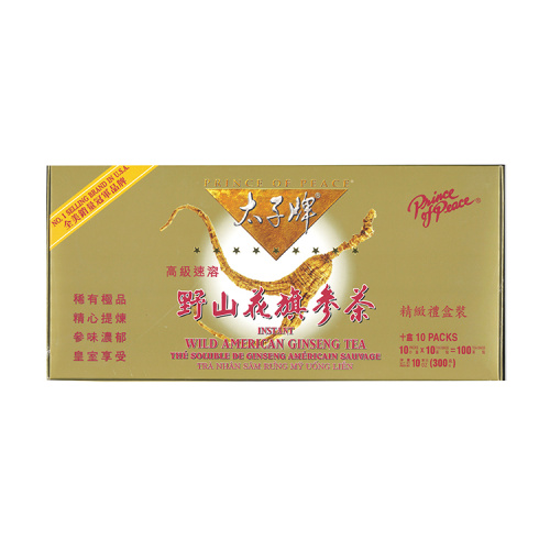 太子牌野山花旗參速溶茶100包禮盒裝