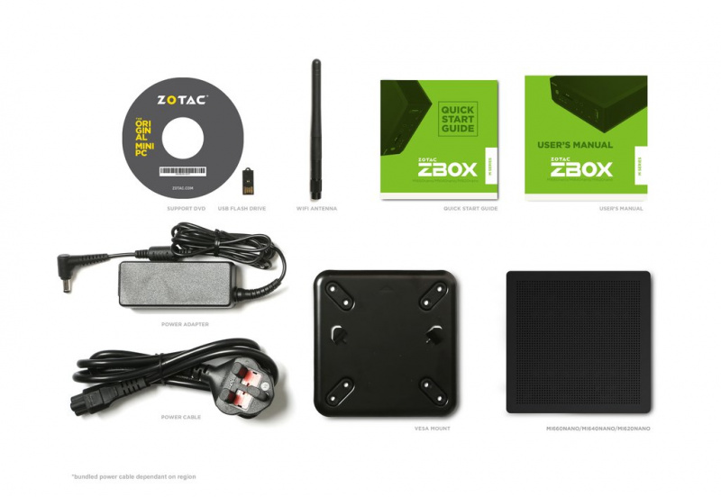 ZOTAC ZBOX MI620 nano mini pc迷你電腦( i3-8130U / Windows 10 Pro)