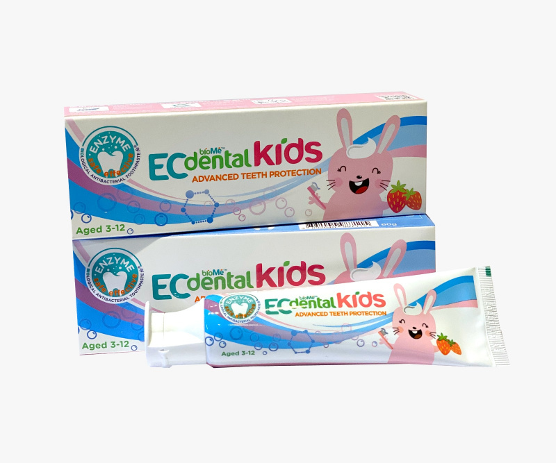 ECdental兒童生物溶菌牙膏優惠孖裝[60Gx1][2盒]