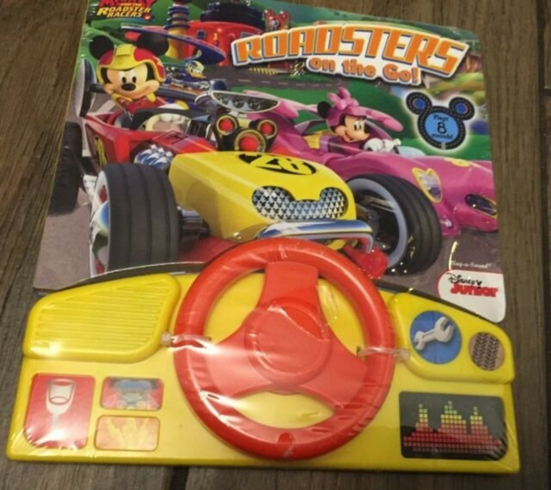 Disney - 迪士尼 -米奇老鼠和跑車賽車手 可以駕駛的玩具書