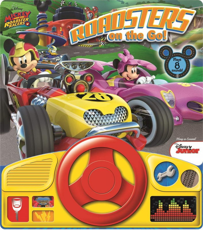 Disney - 迪士尼 -米奇老鼠和跑車賽車手 可以駕駛的玩具書
