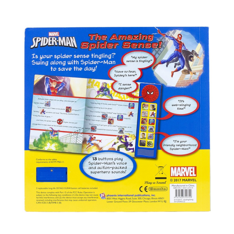 Disney - 迪士尼Marvel-蜘蛛俠13音鍵發聲書