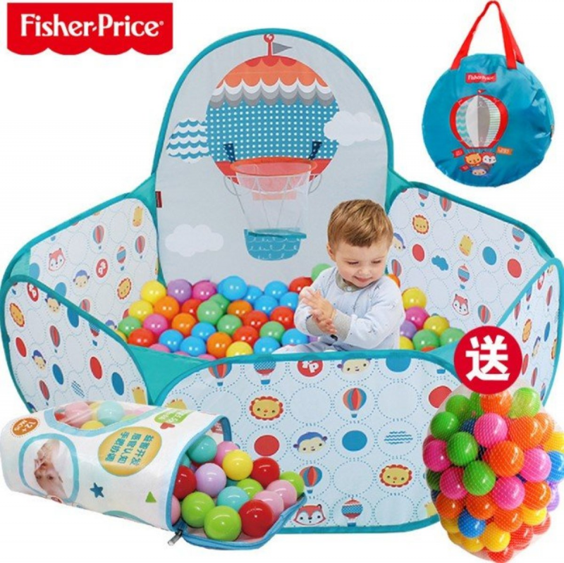 Fisher Price - 兒童海洋波波池 (附 投籃 + 免費100個海洋球）｜平行進口產品
