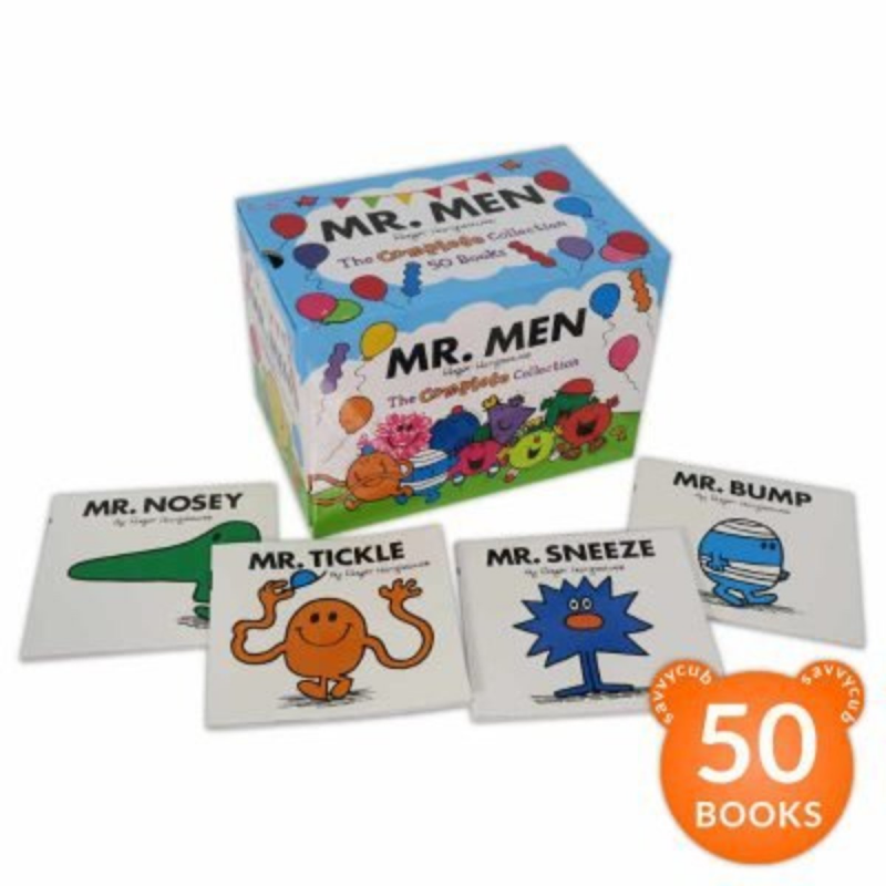 Grosset & Dunlap - 英國 Mr. Men (50本) 兒童圖書套裝｜暢銷全球！｜平行進口產品