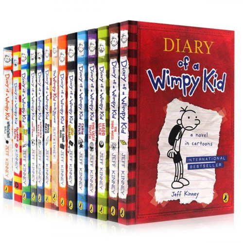 Hachette - 英文原版小屁孩日記 Diary Of Wimpy Kid【16冊】平行進口產品