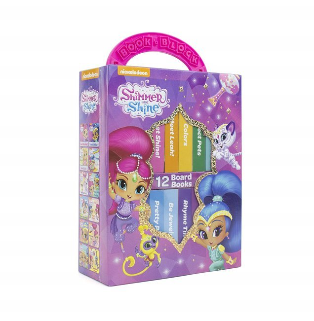 NICKELODEON Shimmer and Shine 閃閃發光12本 我的第一個圖書館