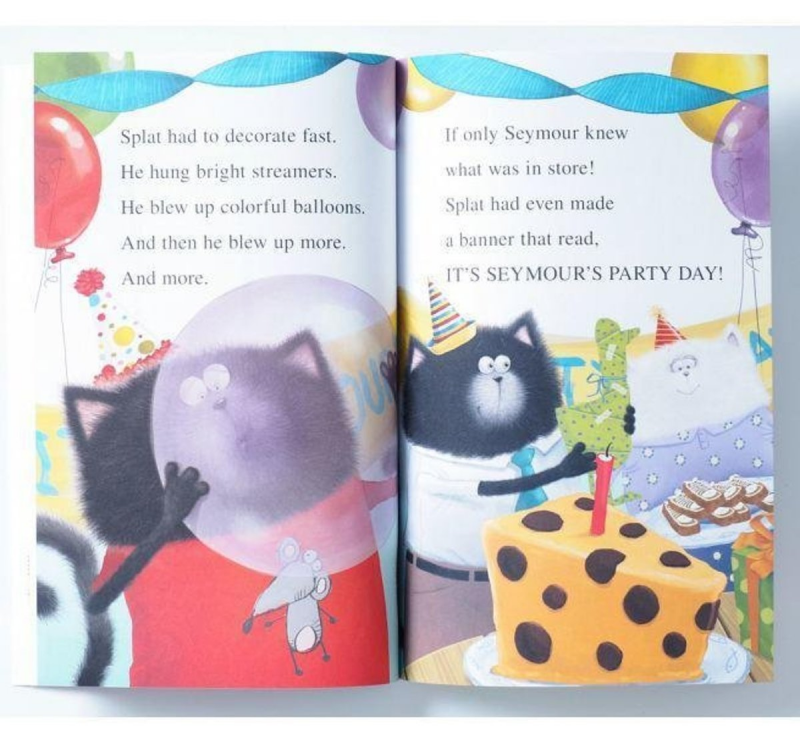 Splat the Cat - I Can Read 收藏盒套裝：16本書和2張經典故事CD｜平行進口產品