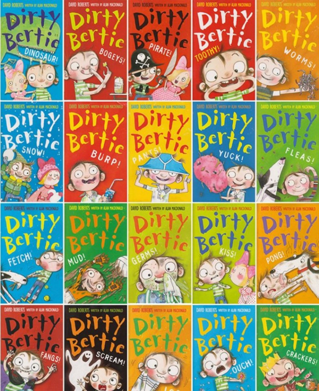 Stripes Publishing - 英文原版髒男孩波迪 Dirty Bertie系列 趣味讀物 20本套裝