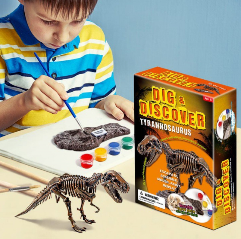WOW - iWOW STEM 恐龍彩繪挖掘教育益智玩具