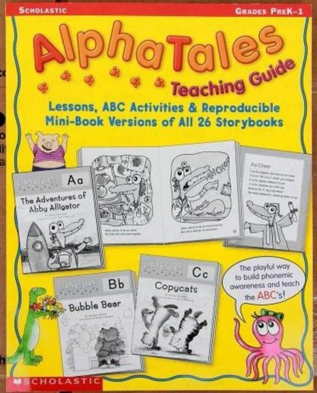 AlphaTales - A to Z Tales字母故事繪本 (26本) 送免費CD｜配合有趣故事彩圖和練習頁｜平行進口產品