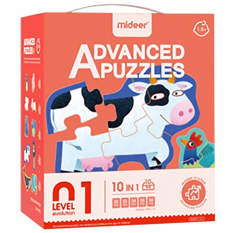 MiDeer - Advanced Puzzles 10合一 Level-1拼圖套裝