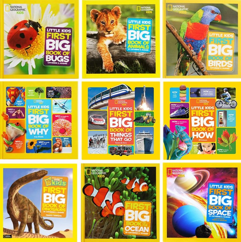 NATIONAL GEOGRAPHIC - 美國國家地理兒童百科書 英文原版 National Geographic Little Kids First Big Book 自然科普系列9冊 精裝超大