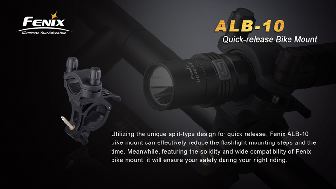 Fenix ALB-10 快拆式 單車燈 單車頭燈 用電筒座